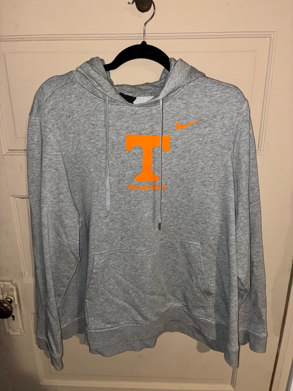 Nike Gray Crewneck Hoodie with Orange Tennessee T